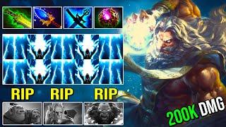 THUNDER God ZEUS WTF 200K Damage Destroy Top Meta Core Cancer Lancer 7.26 Dota 2