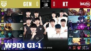 GEN vs KT - Game 1 | Week 9 Day 1 S10 LCK Spring 2020 | Gen.G vs KT Rolster G1 W9D1