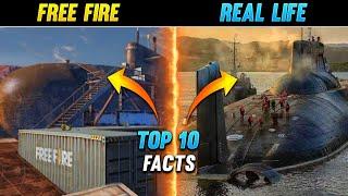 Free Fire Vs Real Life || Top 10 interestingg Facts in Garena free fire