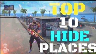 TOP 10 HIDE PLACE 