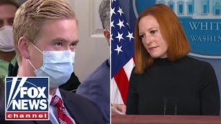 Peter Doocy grills Pskai on Biden's latest vaccine requirement