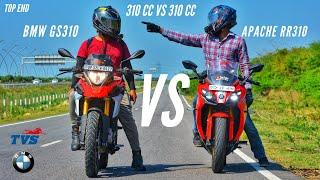 Tvs Apache RR310 Vs Bmw GS310 Top End Race | Waaat Lagg Gai 