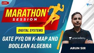 GATE PYQ on K-Map and Boolean Algebra | Marathon Session | Digital Systems