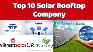 [हिंदी] Top 10 Solar Rooftop Company in India | JDTR