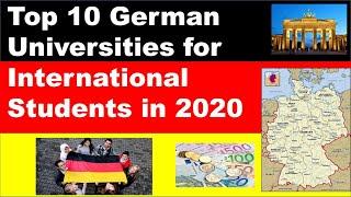 Top 10 German Universities for International Students 2020 | Top German Universities | Study Abroad