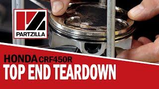 Honda CRF450 Top End Teardown | 2005 Honda CRF450-R Engine Rebuild Part 2 | Partzilla.com