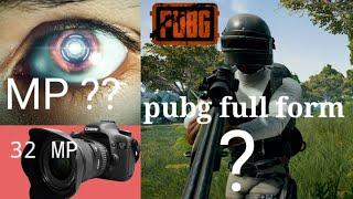 top  10 facts 2020 in hindi/urdu| what is full form pubg|eyes pixels|sim full form in hindi/urdu