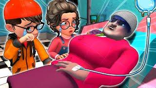 Miss T,  Please Come Back... I Love You!! - So Sad Story - Scary Teacher 3D Animation | BuzzMars