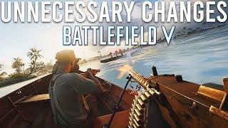 Battlefield V Unnecessary changes