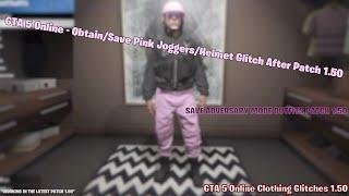 How To Obtain & Save Pink Joggers/Helmet After Patch 1.50 |GTA 5  How To Save Adversary Mode Outfits