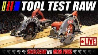 BEST CIRCULAR SAW COMPARISON (MILWAUKEE VS SKILSAW) TOOL TEST RAW