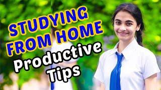 5 PRODUCTIVE Tips for STUDYING from HOME!!! | CHE JAY