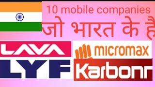 Top 10 Indian mobile companies