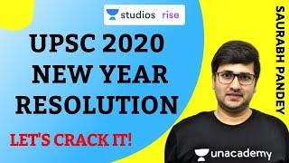 UPSC 2020 - New Year Resolution | Let's Crack It | UPSC Exam | Saurabh Pandey