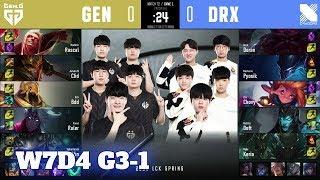 GEN vs DRX - Game 1 | Week 7 Day 4 S10 LCK Spring 2020 | Gen.G vs DragonX G1 W7D4
