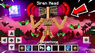 How to PLAY as SIREN HEAD in Minecraft! (scary)