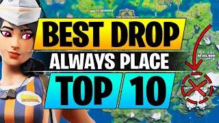 The BEST DROP SPOT to PLACE TOP 10 - PRO Looting Tips for Solos - Fortnite Pro Guide