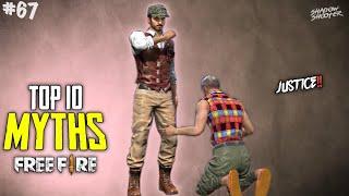 Top 10 Mythbusters in FREEFIRE Battleground | FREEFIRE Myths #67