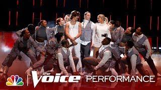 Meghan Trainor and Mike Sabath Perform "Wave" - The Voice Live Top 10 Eliminations 2019