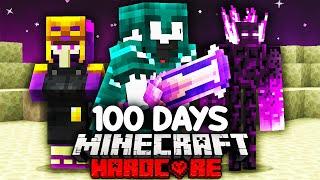 I Survived 100 Days in the Custom END in Minecraft...