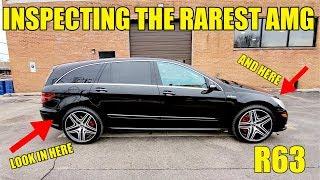 Here’s What I Found During A Pre-Purchase Inspection Of The RAREST AMG In The USA! R63 AMG MINIVAN!