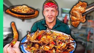 I Only Ate ANIMAL TONGUES for 24 Hours!! Extreme Street Food in Asia!!