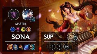 Sona Support vs Bard - EUW Master Patch 10.5