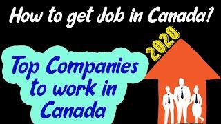 How to get job in Canada? Best jobs in Canada 2020