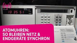 Atomuhren ticken fürs Telekom-Netz