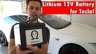 Tesla Model S: Aftermarket 12V Lithium Battery Install (no more lead acid!)