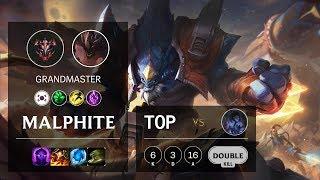 Malphite Top vs Sylas - KR Grandmaster Patch 10.3