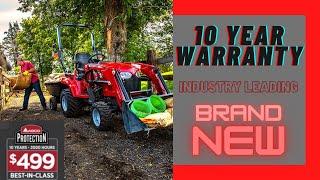 10 Year Warranty on Massey Ferguson Compact Tractors! Industry Leading, A Full Decade of Warranty!