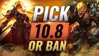 OP PICK or BAN: BEST Builds For EVERY Role - League of Legends Patch 10.8