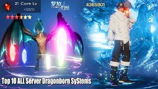 Dragon Raja 龙族幻想 - Top 10 Rating All Server Dragonborn SyStems Showcase - Core Lv 21