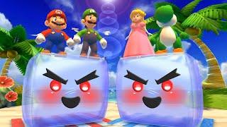 Mario Party The Top 100 MiniGames - Mario Vs Peach Vs Yoshi Vs Wario (Master Cpu)