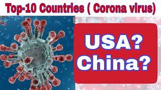 Top-10 Countries According to Corona-virus Worldwide ( Corona virus report ) COVID-19 Report