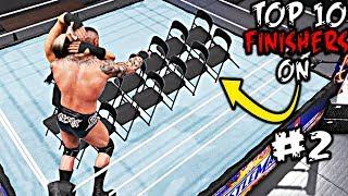 WWE 2K20 Brutal Finishers on Chair Part 2! Top  10