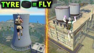 FREE FIRE TOP 7 SECRET TRICKS 2021 | NEW FLYING TRICK - GARENA FREE FIRE | BROKEN JOYSTICK