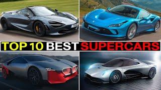 TOP 10 BEST SUPERCARS IN THE WORLD ( 2020 - 2021 )