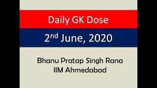 Top 10 GK Questions - 2nd June, 2020 (Very Important Topics Covered) II Must Watch