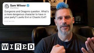 Joe Manganiello Answers Dungeons & Dragons Questions From Twitter | Tech Support | WIRED