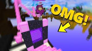 Building a Nether Portal In BedWars!! #Hypixel #BedWars #Minecraft