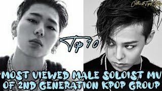 Top 10 Most Viewed Male Solo MV of 2nd Generation Kpop Group (10 MV Solo Pria Kpop Grup Generasi 2)