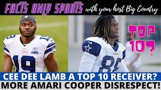 Cowboys Rumors: Cee Dee Lamb A Top 10 Receiver? More Amari Cooper Disrespect!