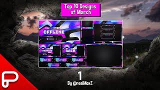 Top 10 Designs for the month of March!