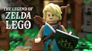 The Legend of Zelda: Breath of the Wild House and Scenes in LEGO