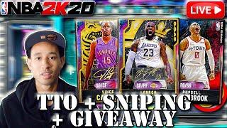 WE GOT GOAT VINCE CARTER!! TTO + SNIPING NBA IS BACK PLAYERS! | NBA 2K20 MYTEAM