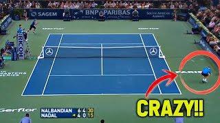 Tennis CRAZY Outside the Court Shot Compilation (HD)