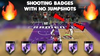 THE BEST WAY TO GET SHOOTING BADGES ON A NON SHOOTING BUILD IN NBA 2K20