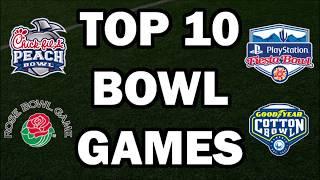 Top 10 Bowl Games for 2019-2020 - College Football